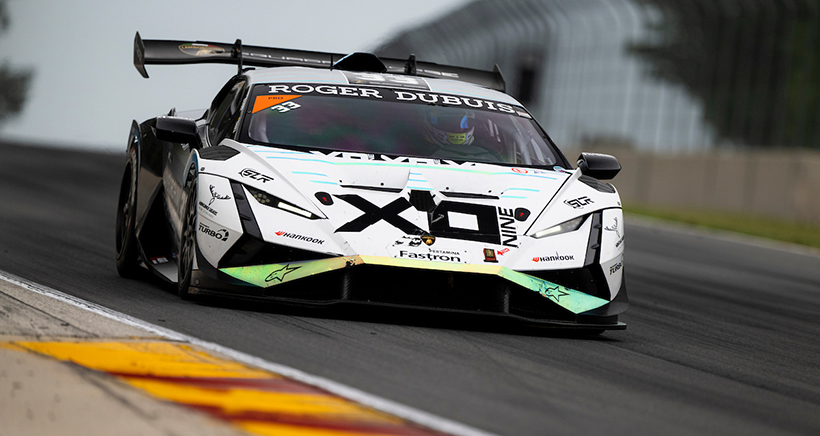XONINE Pair Thwart Rivals, Weather to Win Road America Lamborghini Super Trofeo Opener