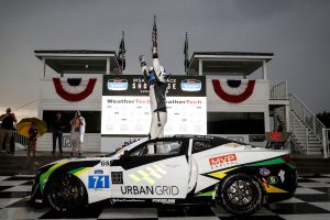 Robin Liddell Celebrates at Road America