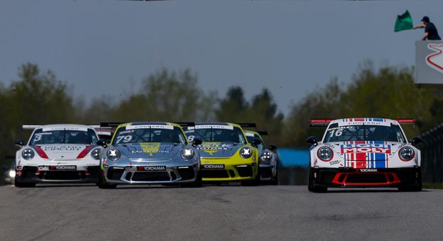 Race Start, #16 Policaro Motorsport, Porsche 991 / 2018, GT3CP: Jeff Kingsley