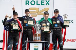26-29 January, 2017, Daytona Beach, Florida, USA10, Cadillac DPi, P, Ricky Taylor, Jordan Taylor, Max Angelelli, Jeff Gordon, podium ©2017, Michael L. Levitt LAT Photo USA