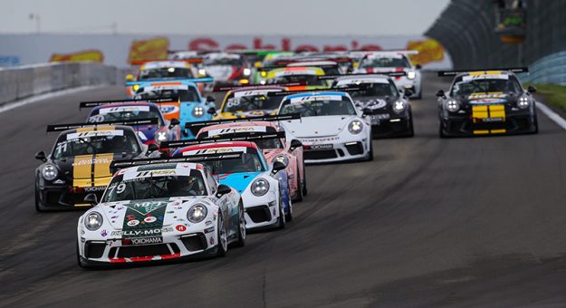 Race 2, Start, #79 Kelly-Moss Road and Race, Porsche 991 / 2019, GT3P: Roman DeAngelis