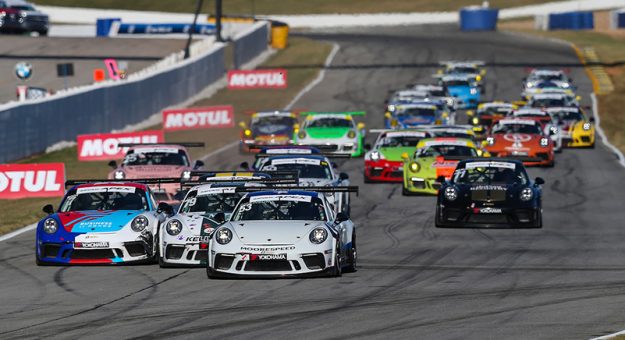 Race 2, Start, #53 Moorespeed, Porsche 991 / 2019, GT3P: Riley Dickinson
