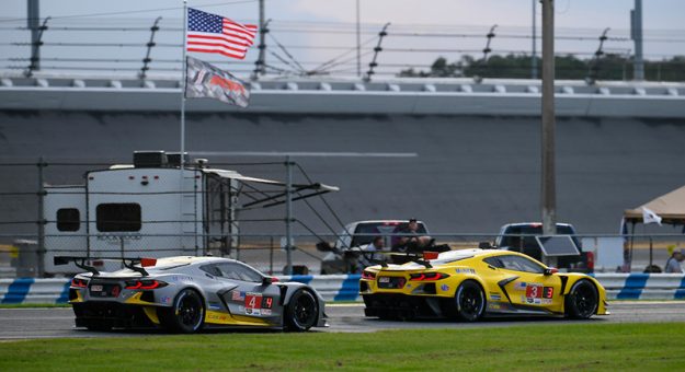 #3: Corvette Racing Corvette C8.R, GTLM: Antonio Garcia, Jordan Taylor, #4: Corvette Racing Corvette C8.R, GTLM: Oliver Gavin, Tommy Milner