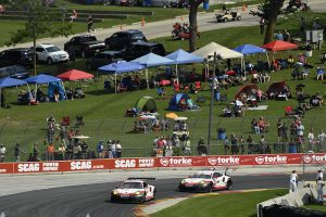 IMSA WeatherTech SportsCar ChampionshipContinental Tire Road Race ShowcaseRoad America, Elkhart Lake, WI USASunday 6 August 2017911, Porsche, Porsche 911 RSR, GTLM, Patrick Pilet, Dirk Werner, 912, Porsche, Porsche 911 RSR, GTLM, Gianmaria Bruni, Laurens VanthoorWorld Copyright: Richard DoleLAT Imagesref: Digital Image RD_RA_2017_055