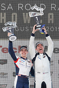 #52 PR1 Mathiasen Motorsports ORECA LMP2, LMP2: Matthew McMurry, Patrick Kelly, podium