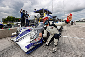 P2 Motul Pole Award winner #52 PR1 Mathiasen Motorsports ORECA LMP2 07, LMP2: Patrick Kelly