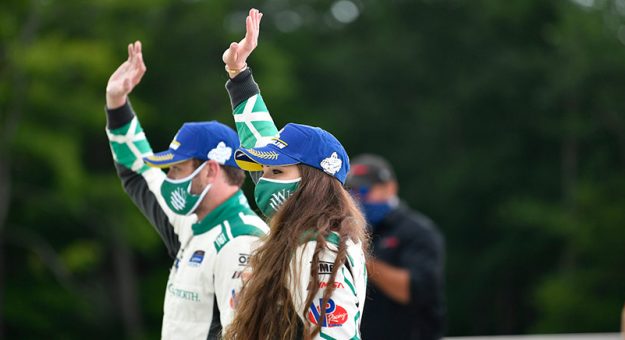 #3 Motorsports In Action McLaren 570S GT4, GS: Sheena Monk, Corey Lewis