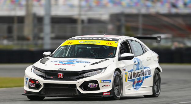 #77 LA Honda World Racing Honda Civic TCR, TCR: Taylor Hagler, Ryan Eversley