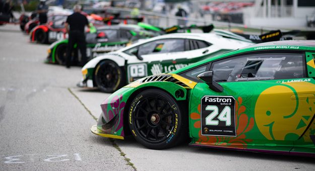 August 6-8, 2020. Lamborghini Super Trofeo, Road America, round 2 race: 24 Leo Lamelas, US RaceTronics, Lamborghini Westlake, Lamborghini Huracan Super Trofeo EVO
