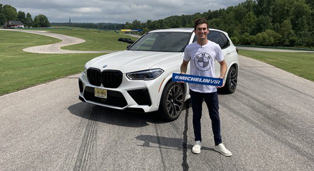 Connor De Phillippi and the BMW X5 M Competition