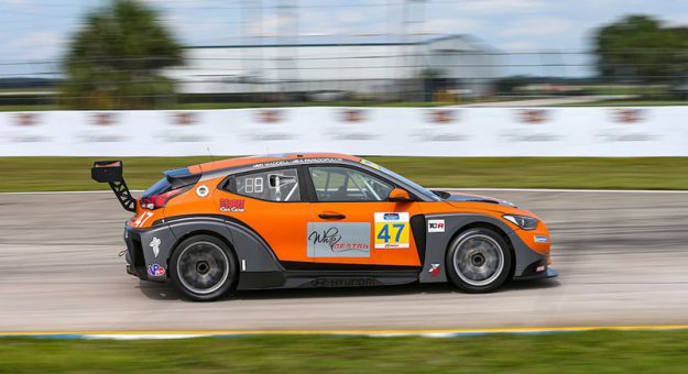 #47 Forty7 Motorsports Hyundai Veloster N TCR, TCR: Ben Waddell, Alex Papadopulos