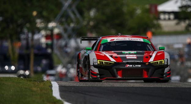 #30 Team Hardpoint Audi R8 LMS GT3, GTD: Rob Ferriol, Spencer Pumpelly