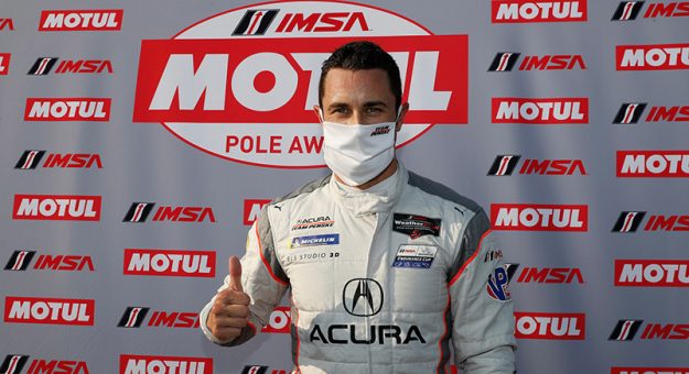 DPi Motul Pole Award winner #6 Acura Team Penske Acura DPi, DPi:  Dane Cameron