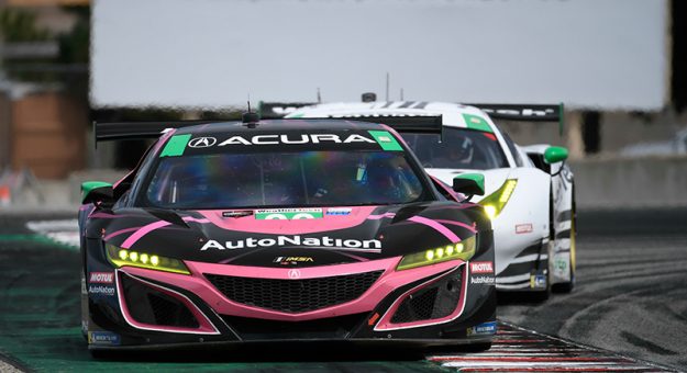 #86 Meyer Shank Racing w/ Curb-Agajanian Acura NSX GT3, GTD: Mario Farnbacher, Trent Hindman