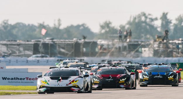 November 11-13, 2020. Lamborghini Super Trofeo, Sebring: 6 Jacob Eidson, Steven Aghakhani, US RaceTronics, Lamborghini Beverly Hills, Lamborghini Huracan Super Trofeo EVO,  46 Brandon Gdovic, PPM Precision Performance Motorsports, Lamborghini Palm Beach, Lamborghini Huracan Super Trofeo EVO