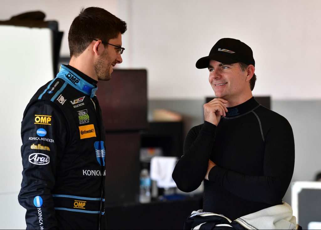 13-14 December 2016, Daytona Beach, Florida USA10, Cadillac DPi, P, Jordan Taylor and Jeff Gordon.©2016, Richard DoleLAT Photo USA