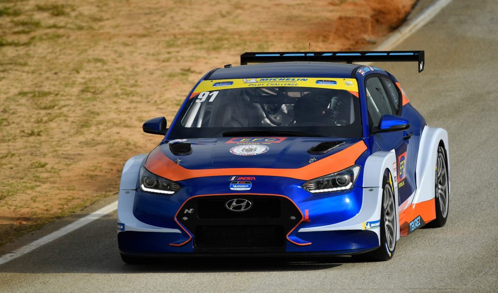 #91 VAN DER STEUR RACING LLC Hyundai Veloster N TCR, TCR: Rory van der Steur, Danny Forma
