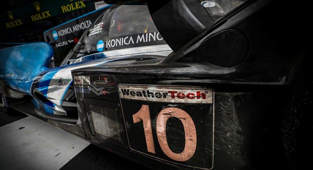 Winners #10: Konica Minolta Acura ARX-05 Acura DPi, DPi: Ricky Taylor, Filipe Albuquerque, Alexander Rossi, Helio Castroneves, podium, Victory Lane