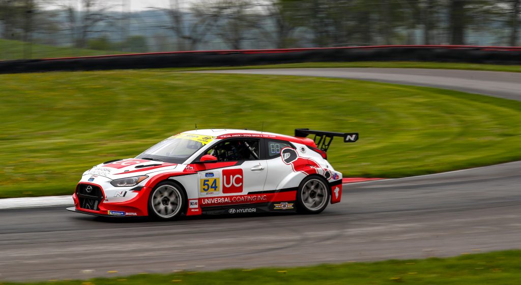 #54: Robert Wickens, Bryan Herta Autosport, Universal Coating, Hyundai Veloster N TCR