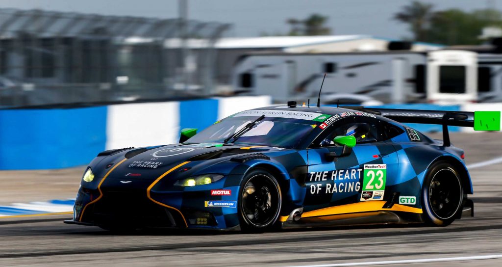 #23 Heart Of Racing Team Aston Martin Vantage GT3, GTD: Ross Gunn, Ian James, Roman de Angelis