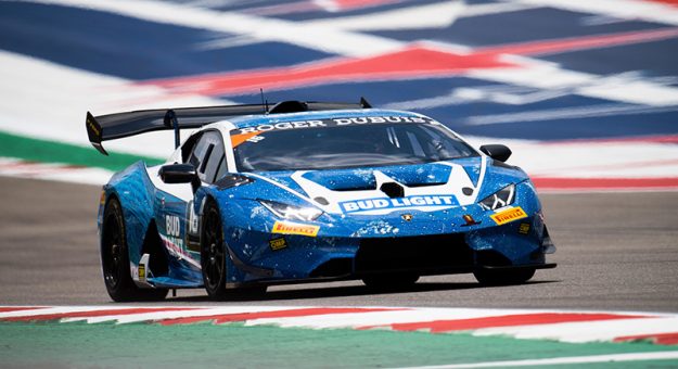 May 21-23, 2021. Lamborghini Super Trofeo, Circuit of the Americas: 16 Stevan McAleer, Madison Snow, Change Racing, Lamborghini Charlotte, Lamborghini Huracan Super Trofeo EVO