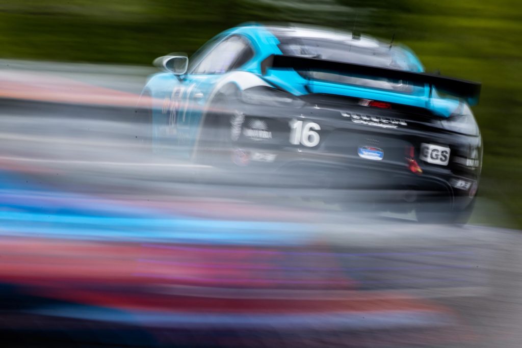 #16: Wright Motorsports Porsche 718 Cayman GT4 Clubsport, GS: Ryan Hardwick, Jan Heylen