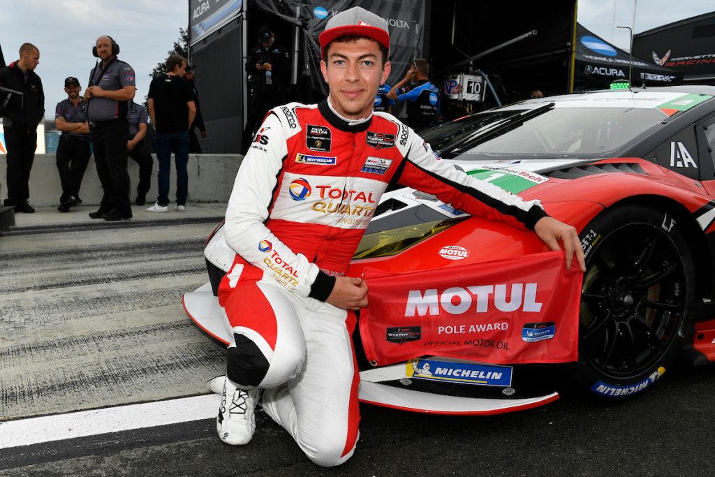 GTD Motul Pole Award winner #1: Paul Miller Racing Lamborghini Huracan GT3, GTD: Madison Snow