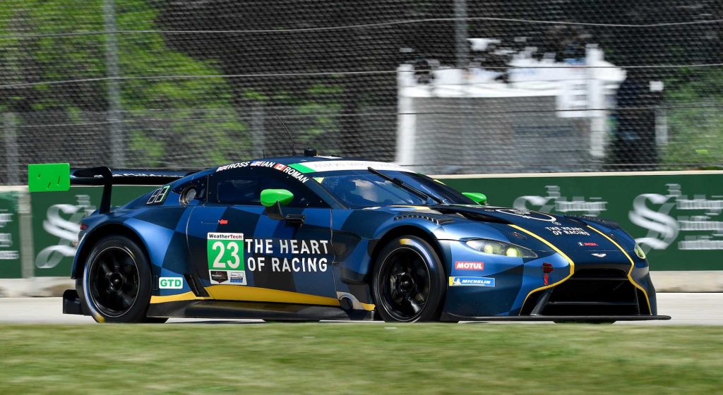 #23 Heart Of Racing Team Aston Martin Vantage GT3, Ross Gunn, Roman de Angelis