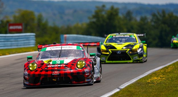 #9: PFAFF Motorsports Porsche 911 GT3R, GTD: Zacharie Robichon, Laurens Vanthoor, Lars Kern