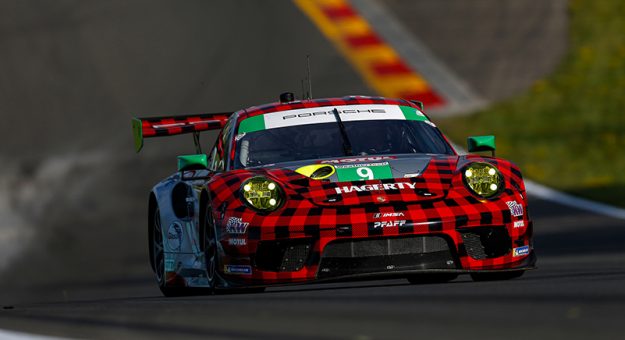 #9: PFAFF Motorsports Porsche 911 GT3R, GTD: Zacharie Robichon, Laurens Vanthoor, Lars Kern