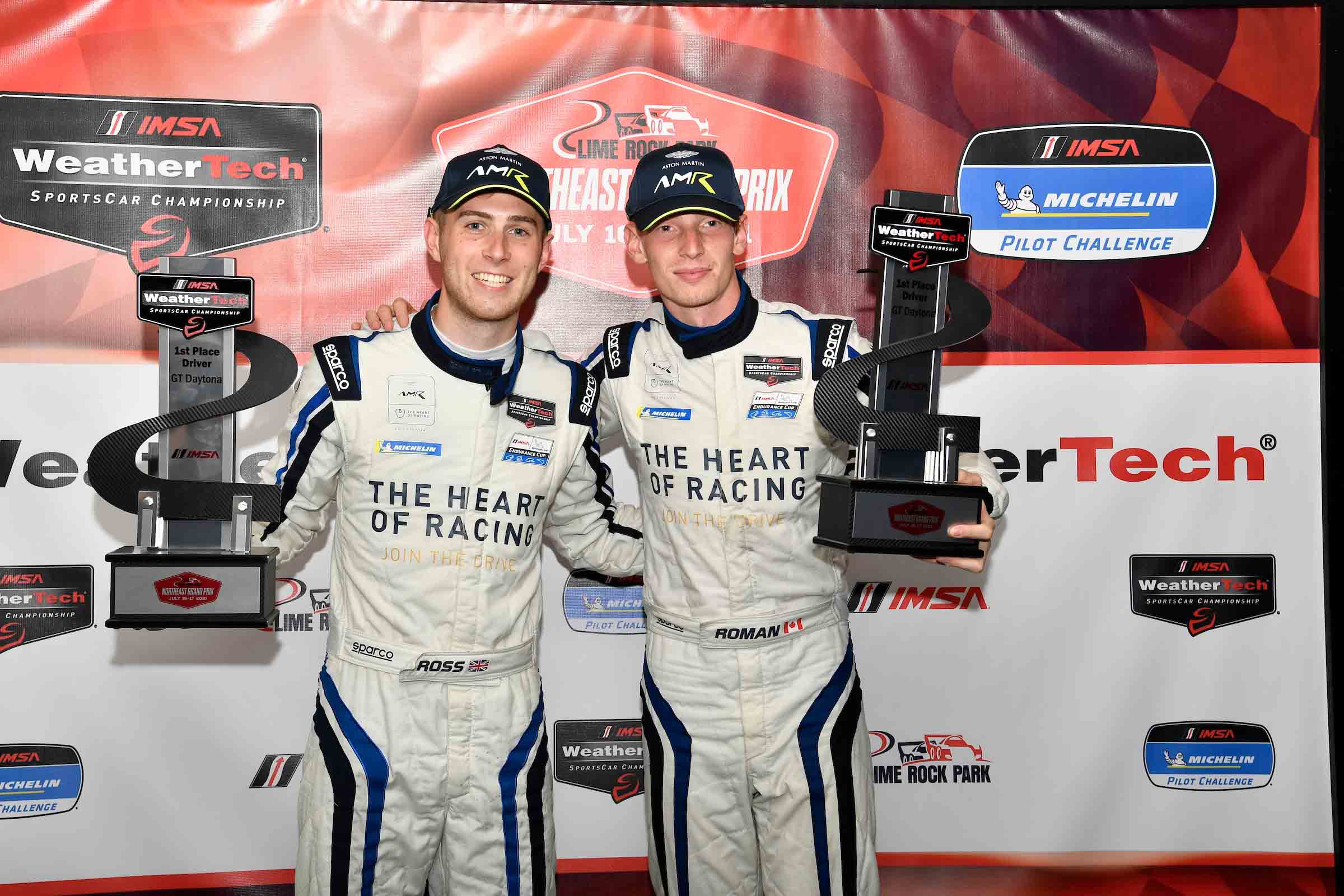 #23: Heart Of Racing Team Aston Martin Vantage GT3, GTD: Ross Gunn, Roman De Angelis