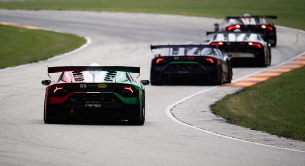 August 8, 2021. Lamborghini Super Trofeo, Road America, 88 Giano Taurino, Taurino Racing, Lamborghini Palm Beach, Lamborghini Huracan Super Trofeo EVO