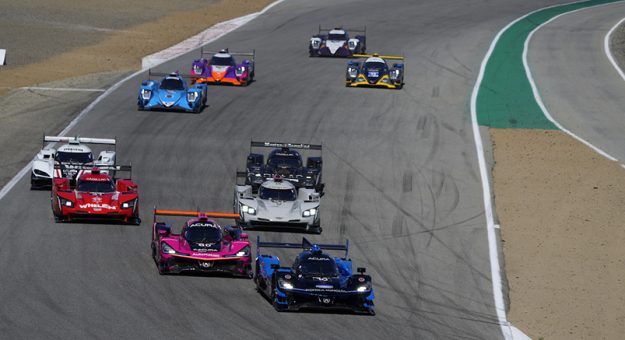 #10: Konica Minolta Acura ARX-05 Acura DPi, DPi: Ricky Taylor, Filipe Albuquerque, #60: Meyer Shank Racing w/Curb-Agajanian Acura DPi, DPi: Olivier Pla, Dane Cameron, #31: Whelen Engineering Racing Cadillac DPi, DPi: Felipe Nasr, Pipo Derani, #01: Cadillac Chip Ganassi Racing Cadillac DPi, DPi: Renger van der Zande, Kevin Magnussen