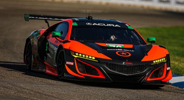 #76: Compass Racing Acura NSX GT3, GTD: Jeff Kingsley, Mario Farnbacher