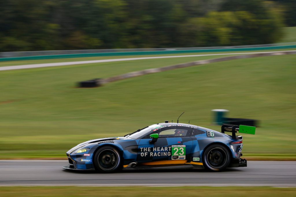 #23: Heart Of Racing Team Aston Martin Vantage GT3, GTD: Ross Gunn, Roman De Angelis