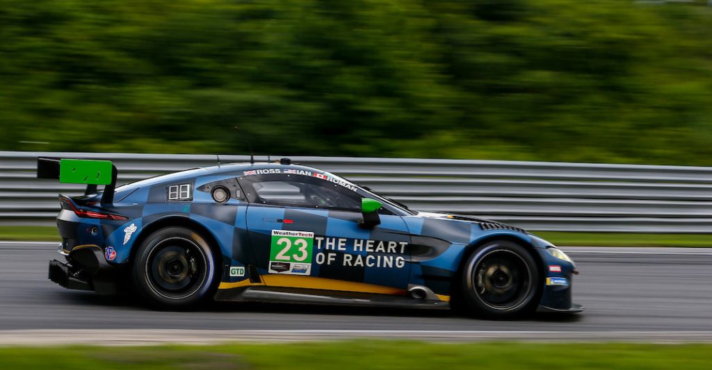 #23: Heart Of Racing Team Aston Martin Vantage GT3, GTD: Ross Gunn, Roman De Angelis