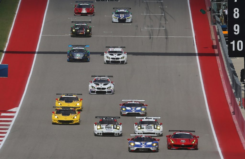 15-17 September, 2016, Austin, USA67, Ford GT, GT, GTLM, Ryan Briscoe, Richard Westbrook, 62, Ferrari, F488 GTE, GTLM, Giancarlo Fisichella, Toni Vilander, , 911, Porsche, 911 RSR, GTLM, Nick Tandy, Patrick Pilet, 912, Porsche, 911 RSR, GTLM, Earl Bamber, Frederic Makowiecki, 4, Chevrolet, Corvette C7, GTLM, Oliver Gavin, Tommy Milner©2016, Regis LefebureLAT Photo USA