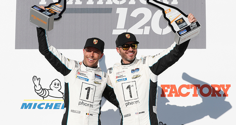 The Wright Stuff: No. 16 Porsche Team and Heylen Win Michelin Pilot Challenge Championship