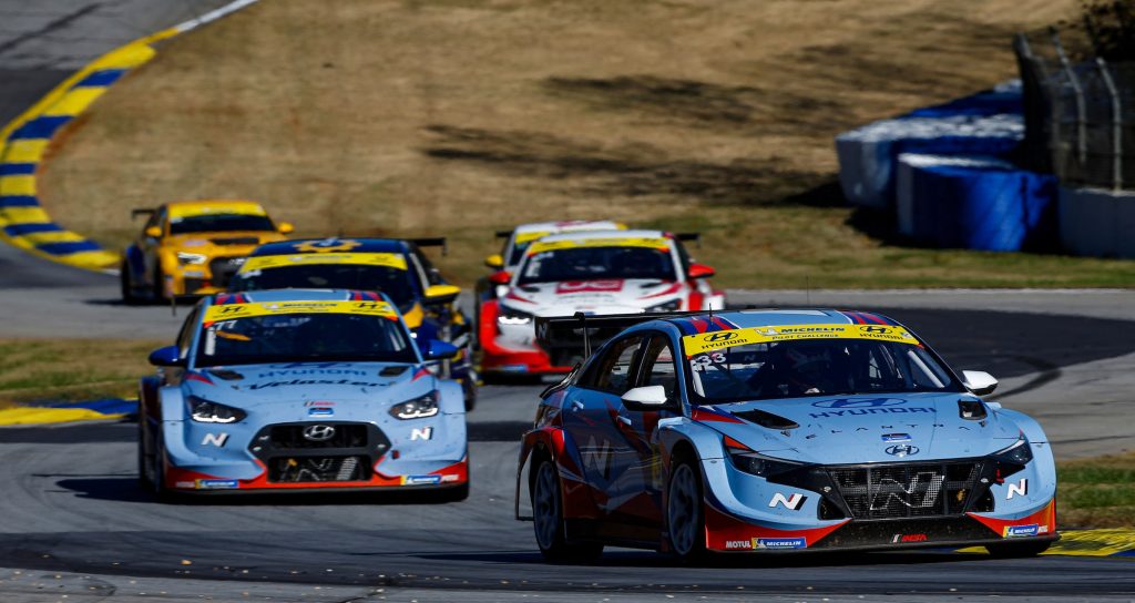 #33: Bryan Herta Autosport w/ Curb-Agajanian Hyundai Elantra N TCR, TCR: Mark Wilkins, Harry Gottsacker