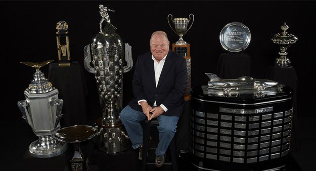 Chip Ganassi With Trophies 2022 03 03