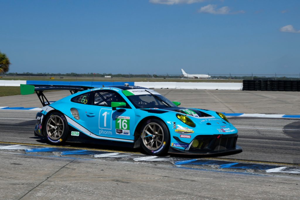 #16: Wright Motorsports, Porsche 911 GT3R, GTD: Ryan Hardwick, Zacharie Robichon, Jan Heylen