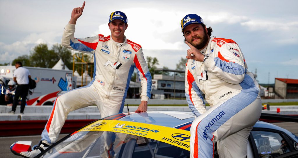#98: Bryan Herta Autosport w/ Curb-Agajanian, Hyundai Elantra N TCR, TCR: Parker Chase, Harry Gottsacker