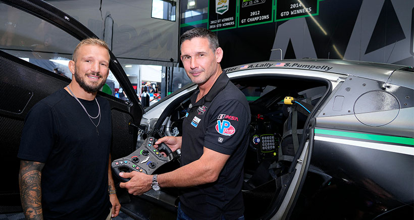 When IMSA and UFC Worlds Collide: Dillashaw Meets Lally