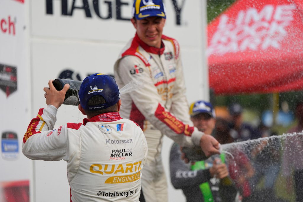 #1: Paul Miller Racing, BMW M4 GT3, GTD: Bryan Sellers, Madison Snow