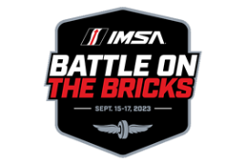 2023 IMSA Battle On The Bricks Logo