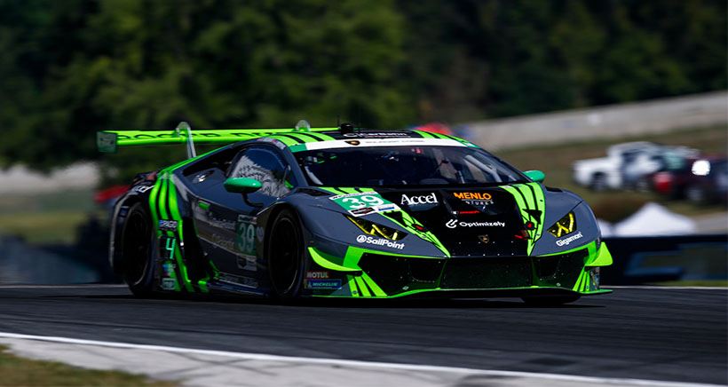 No. 39 CarBahn with Peregrine Lamborghini Is Closing Fast in GTD Title Battle