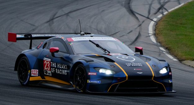 #23: Heart Of Racing Team, Aston Martin Vantage GT3, GTD PRO: Ross Gunn, Alex Riberas