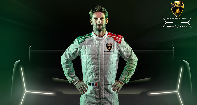 Grosjean Joins Lamborghini as Factory and LMDh Development Driver