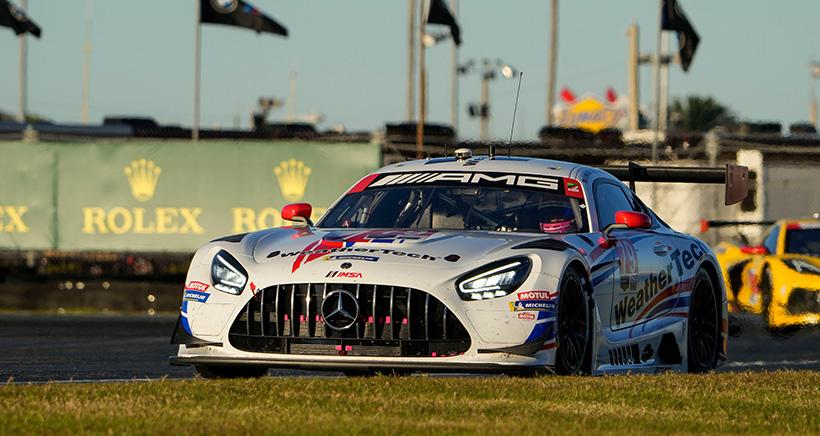 MacNeil Goes Out a Winner with Rolex 24 GTD PRO Win in No. 79 WeatherTech Mercedes