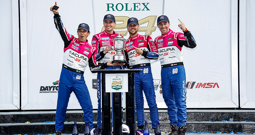 Acura Notches Landmark First GTP Win with Meyer Shank Rolex 24 Repeat